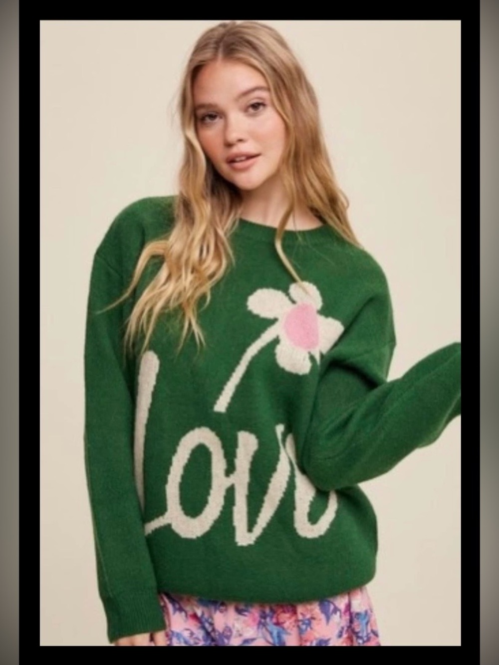 Three Bird Nest Love Knit Sweater